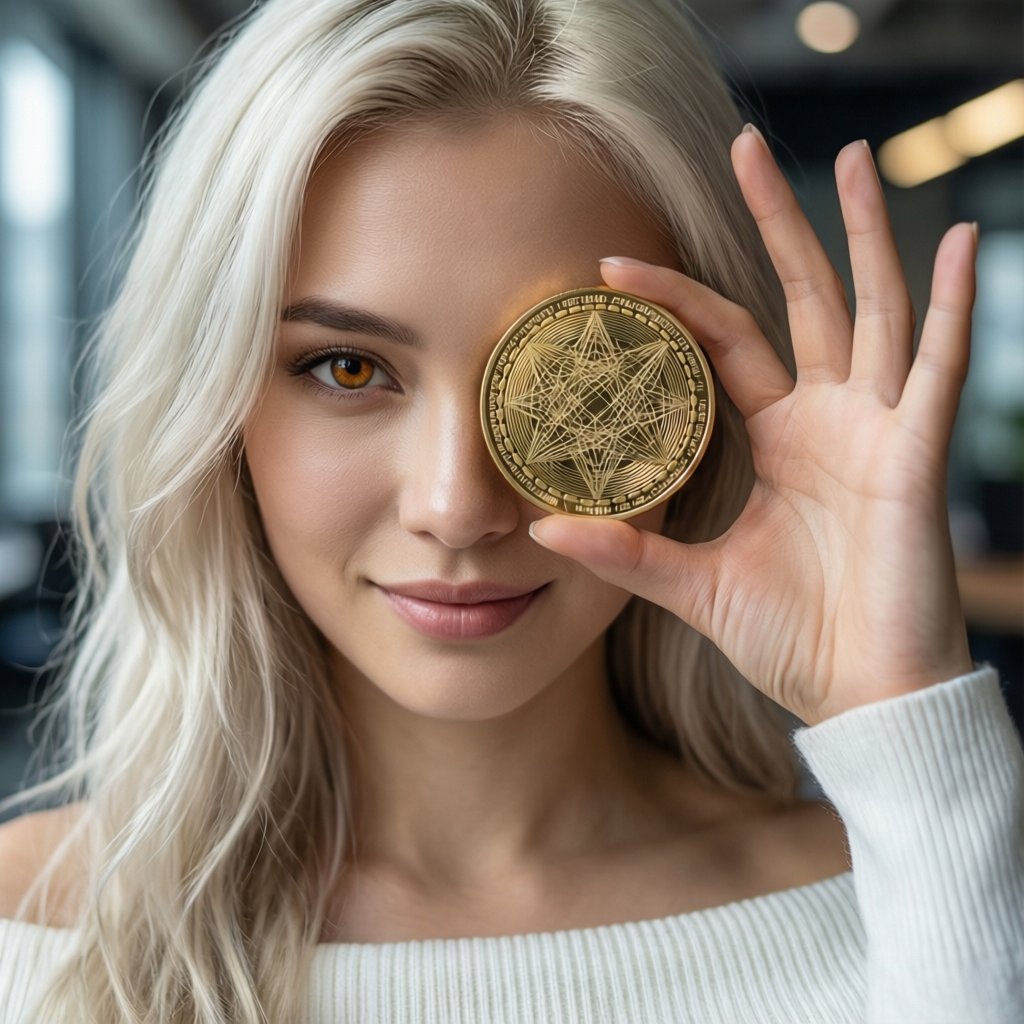ApeCoin (APE) — gold cryptocurrency coin price illustration