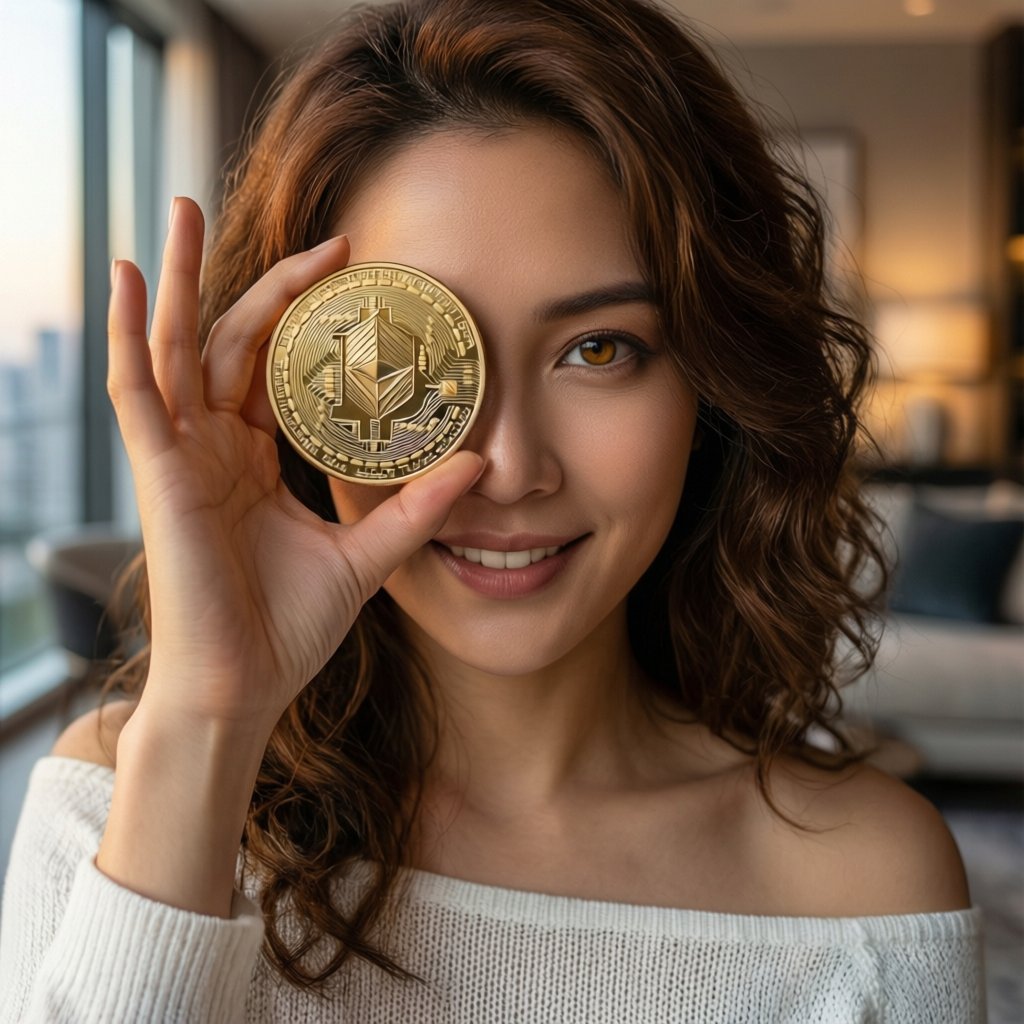 Capricorn (APR) — gold cryptocurrency coin price illustration
