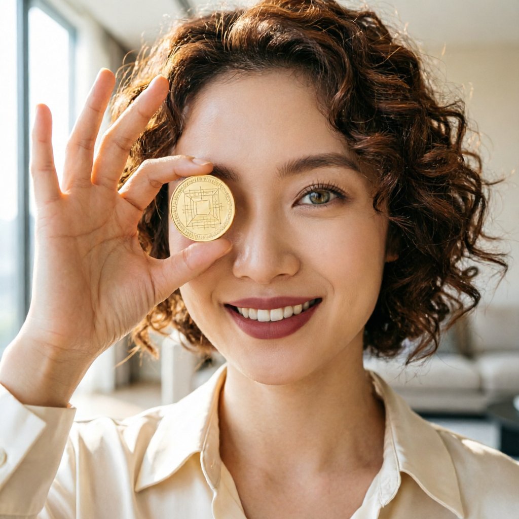 Aptos (APT) — gold cryptocurrency coin price illustration