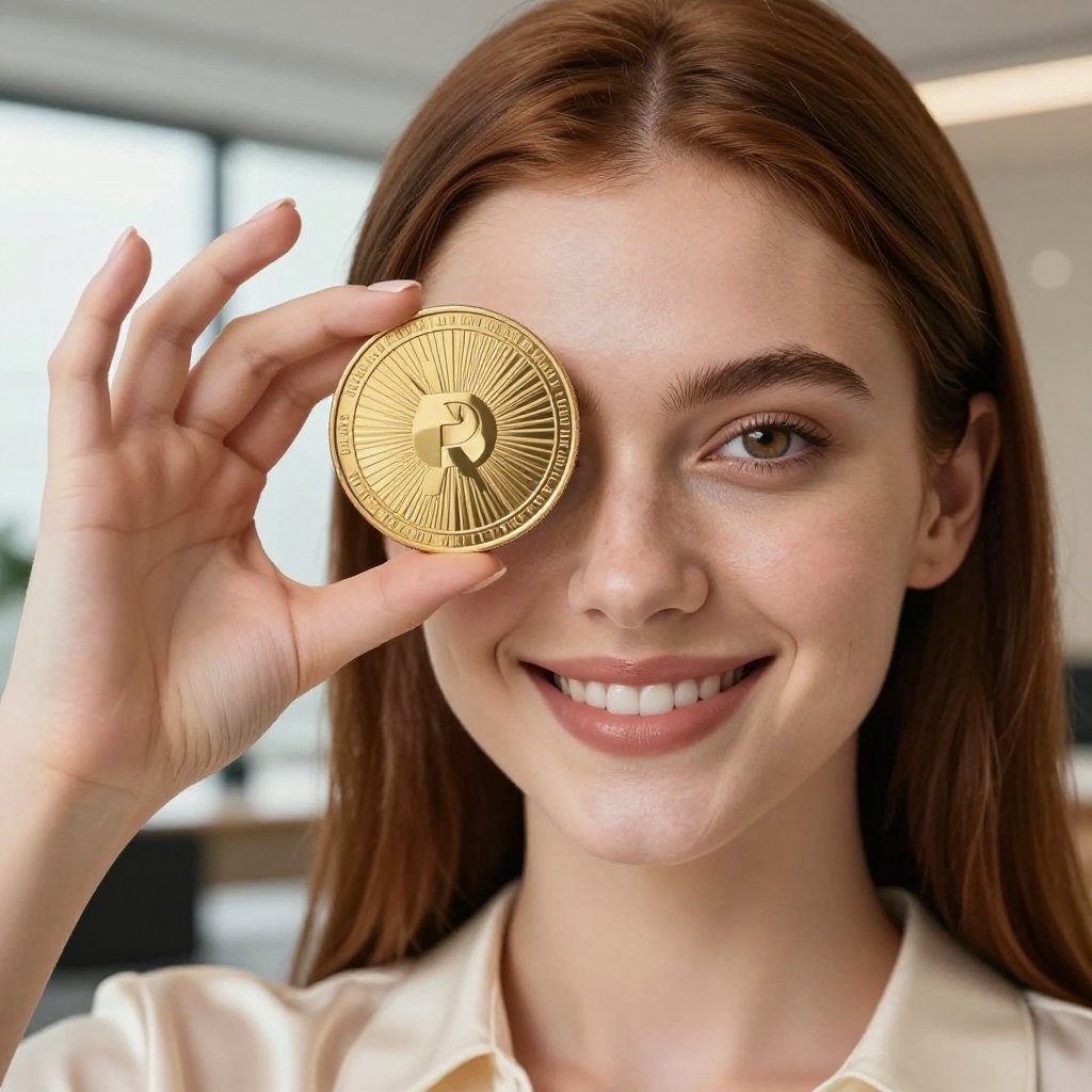apxUSD (APXUSD) — ілюстрація золотої крипто-монети та ціни