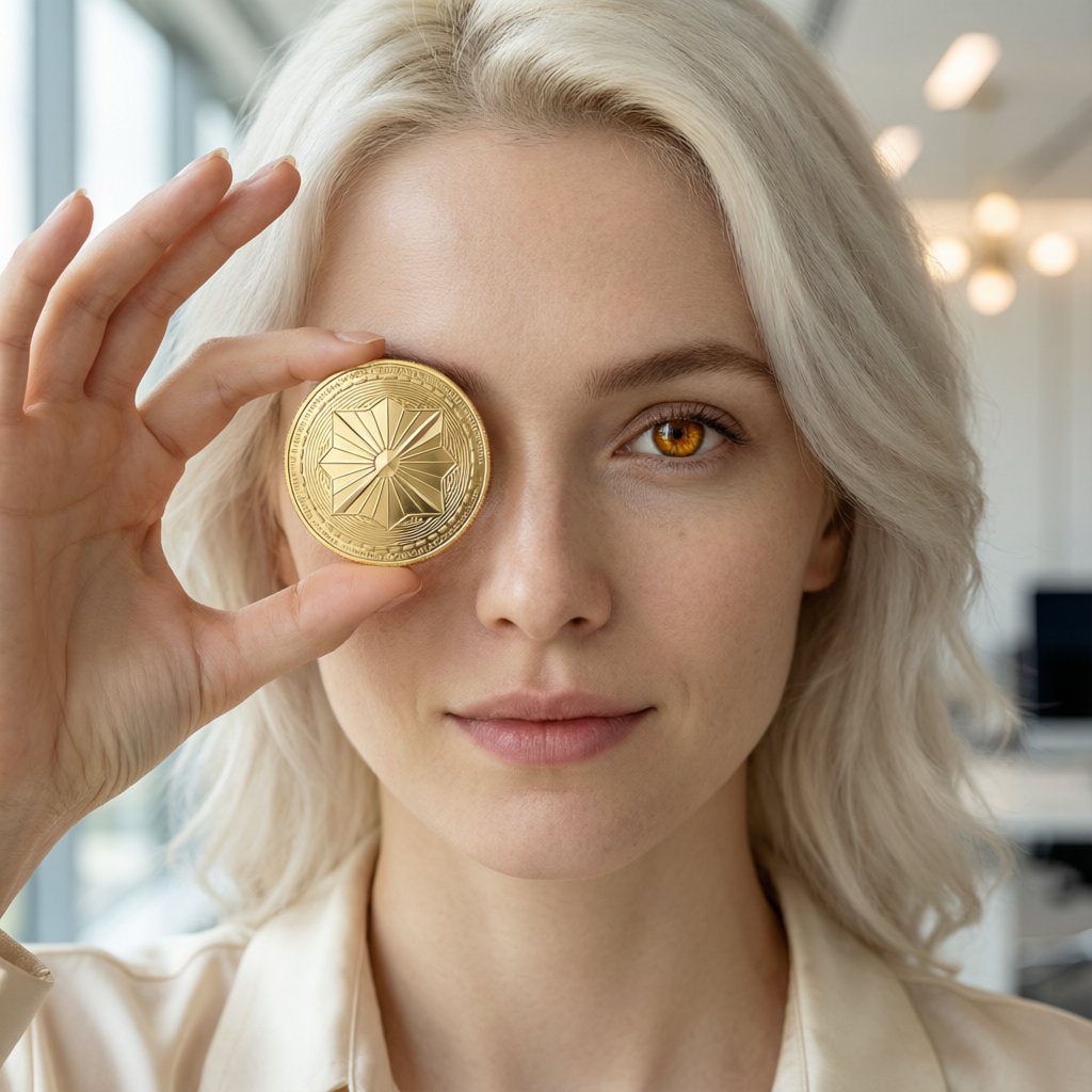 Blockchain Capital (BCAP) — gold cryptocurrency coin price illustration