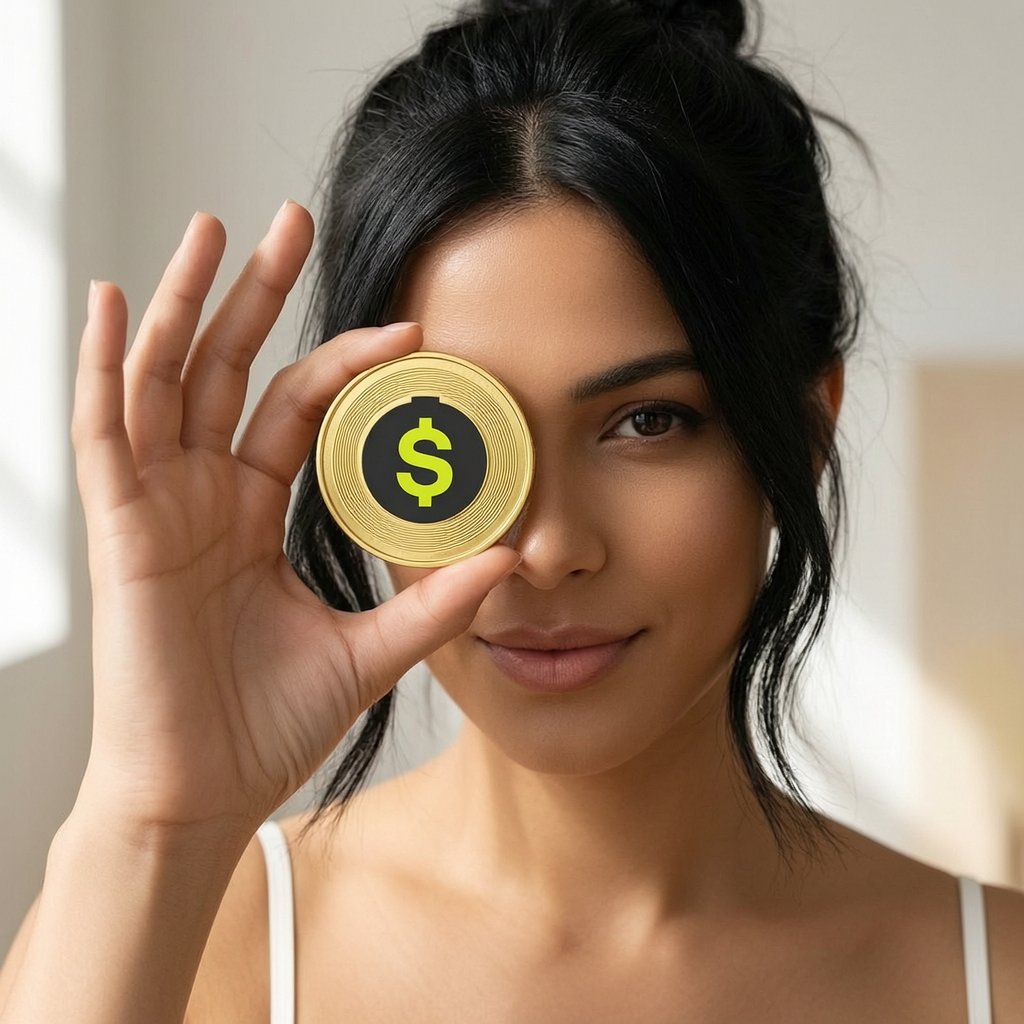 Cap USD (CUSD) — ілюстрація золотої крипто-монети та ціни