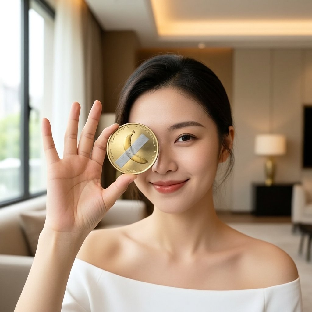 Comedian (BAN) — gold cryptocurrency coin price illustration