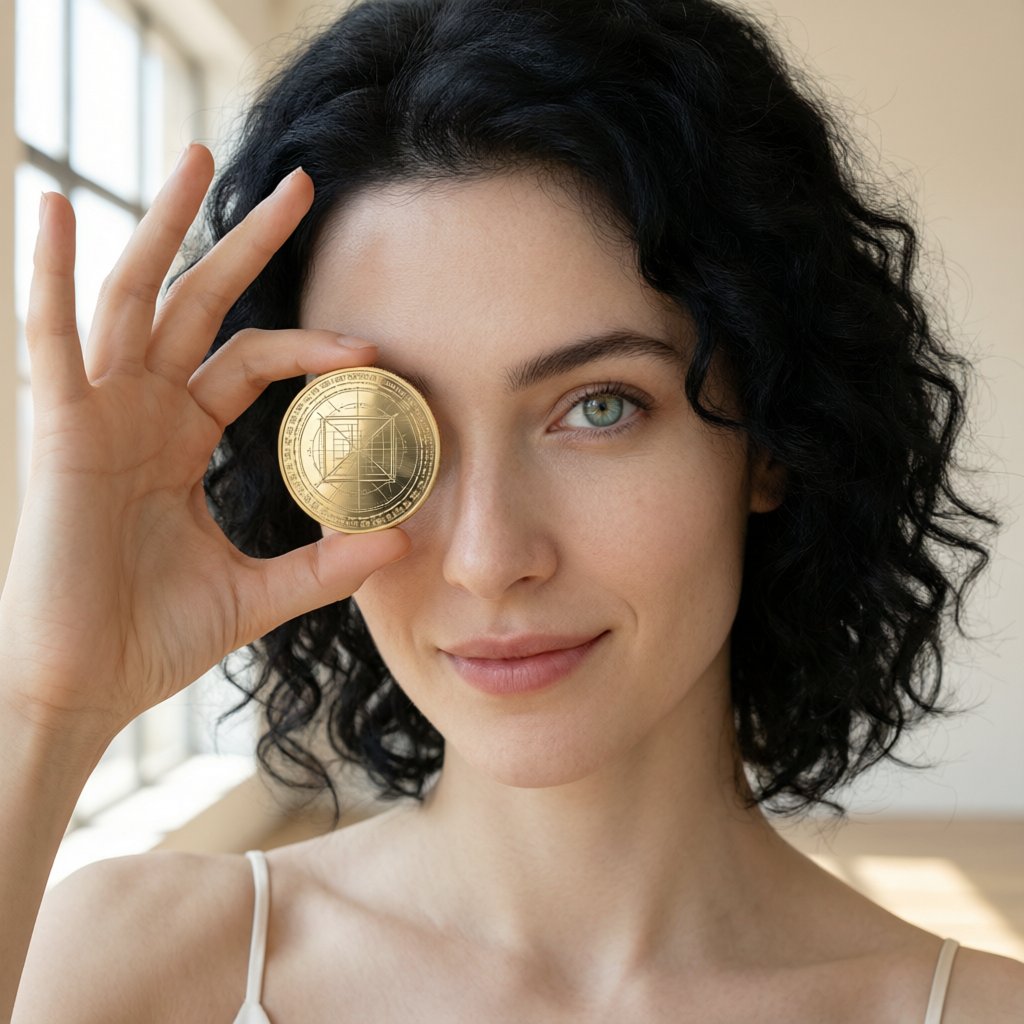 Cronos (CRO) — gold cryptocurrency coin price illustration