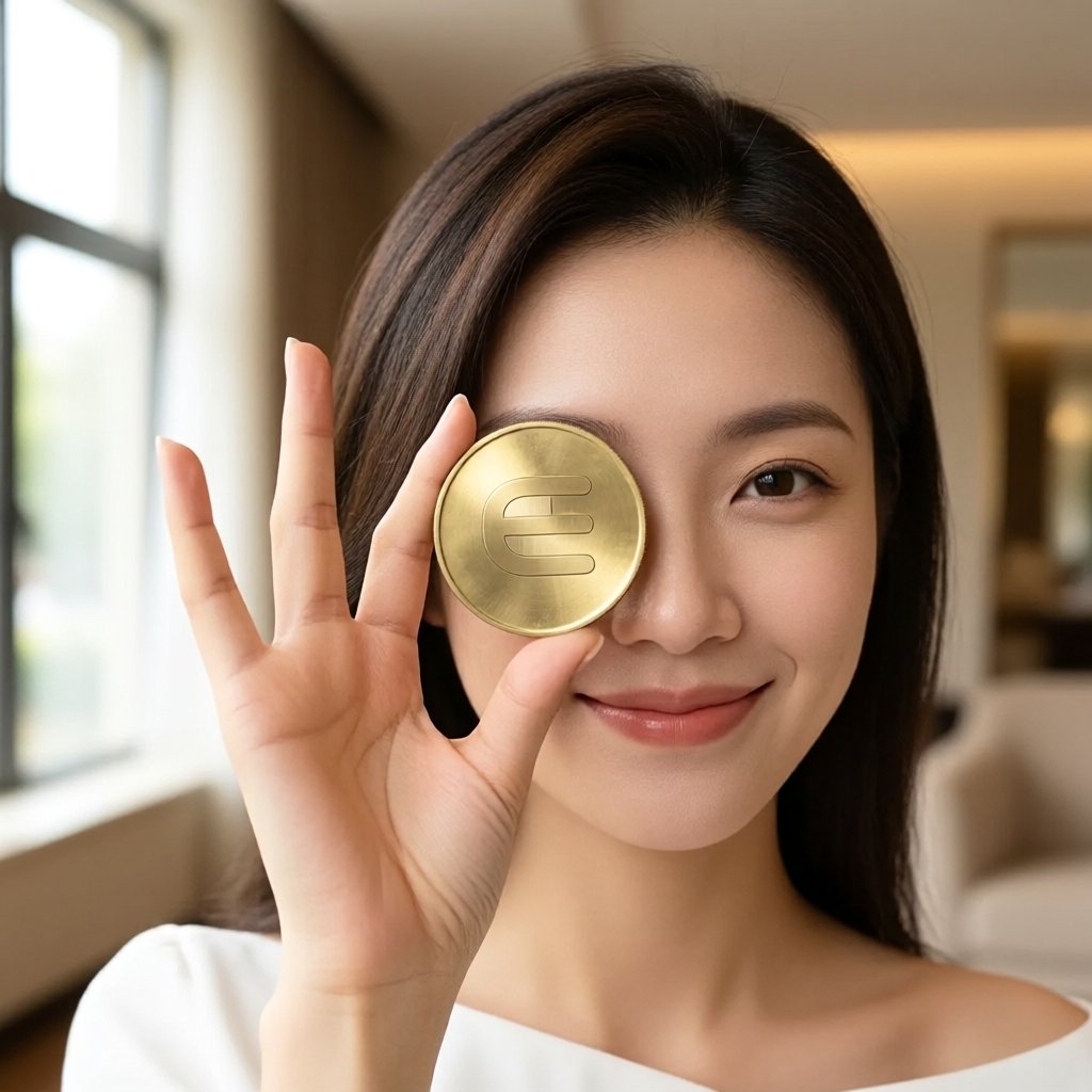 Enjin Coin (ENJ) — ілюстрація золотої крипто-монети та ціни