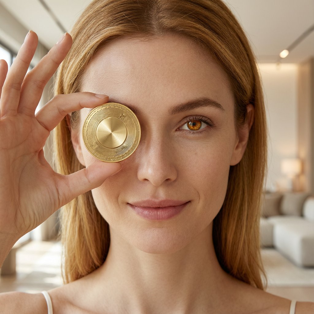 Ethena USDe (USDE) — gold cryptocurrency coin price illustration