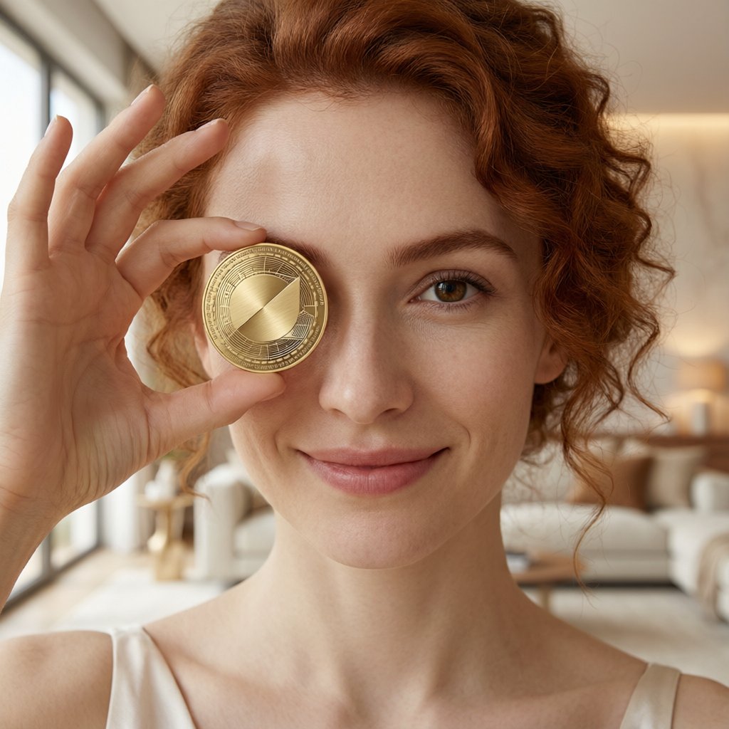 Figure Heloc (FIGR_HELOC) — gold cryptocurrency coin price illustration