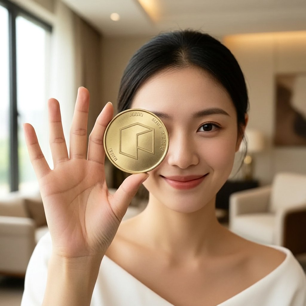 Gas (GAS) — gold cryptocurrency coin price illustration