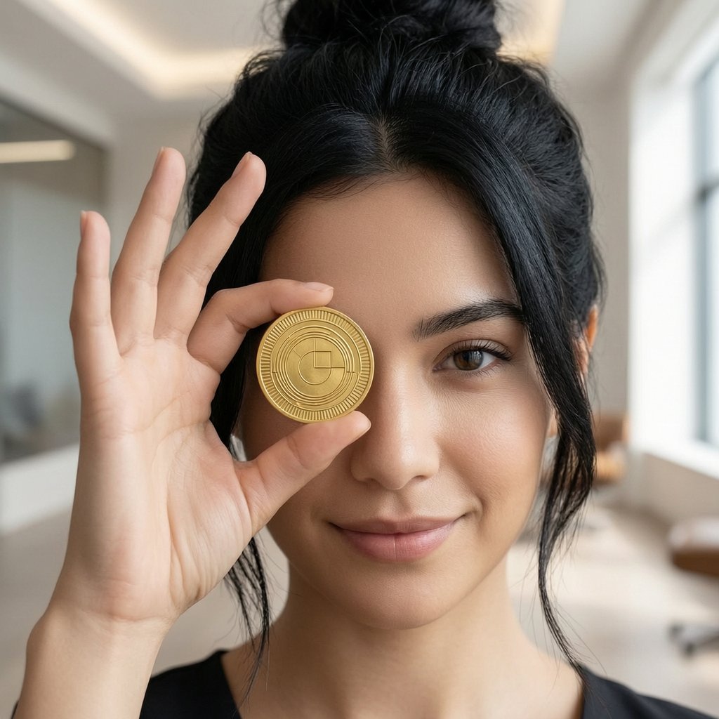 Gate (GT) — gold cryptocurrency coin price illustration