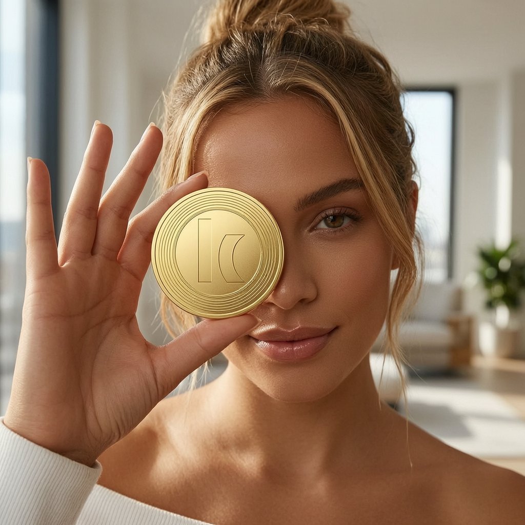 Kamino (KMNO) — gold cryptocurrency coin price illustration
