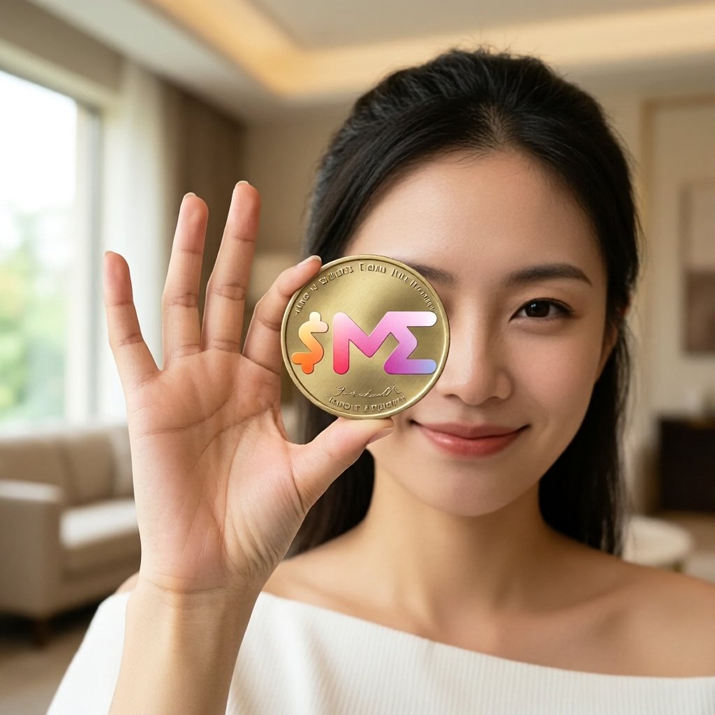 Magic Eden (ME) — gold cryptocurrency coin price illustration