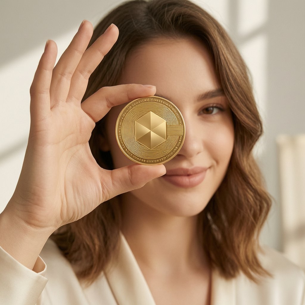 Nexus (NEX) — ілюстрація золотої крипто-монети та ціни