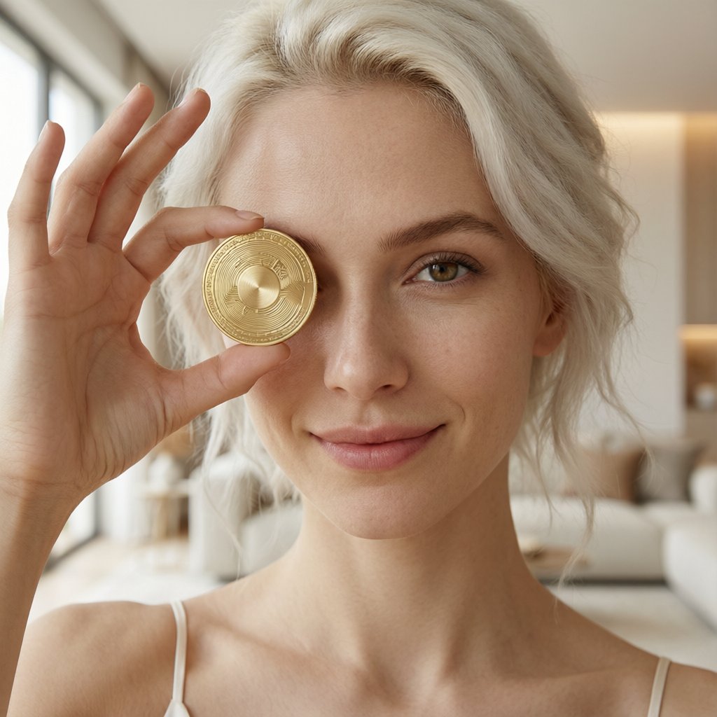 Pi Network (PI) — gold cryptocurrency coin price illustration