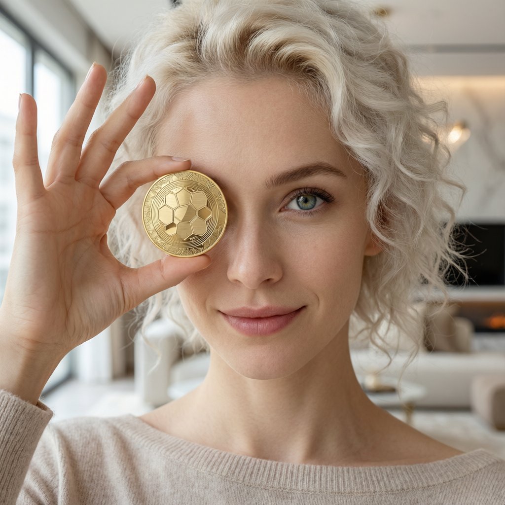Sky (SKY) — gold cryptocurrency coin price illustration