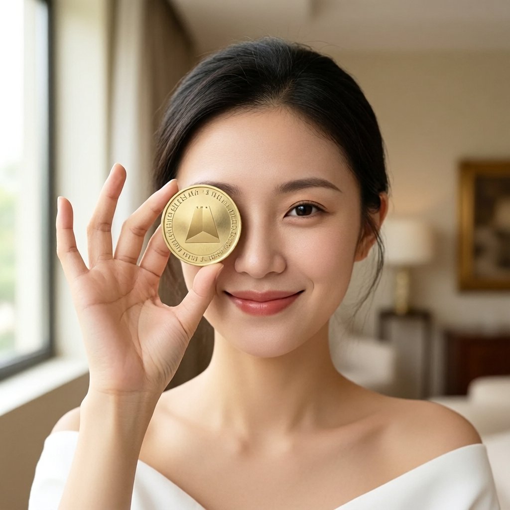 Stronghold (SHX) — gold cryptocurrency coin price illustration