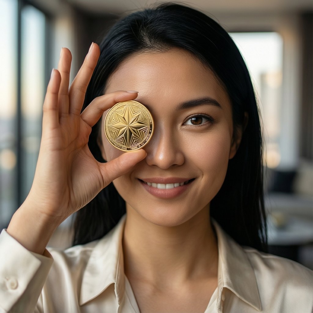 SwissBorg (BORG) — gold cryptocurrency coin price illustration