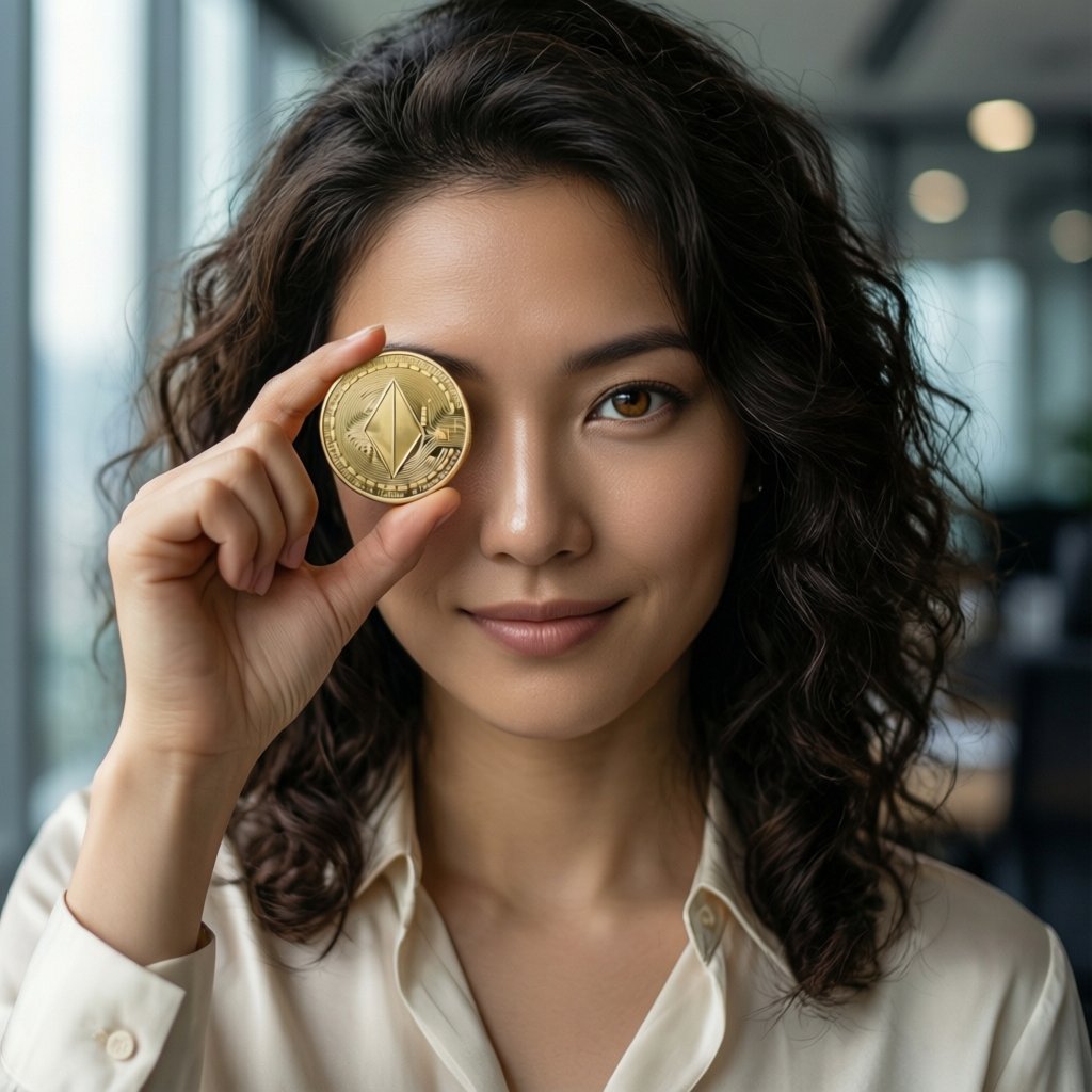 Theta Network (THETA) — gold cryptocurrency coin price illustration