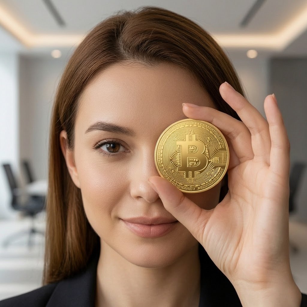 Tradable LatAm Fintech SSTN (PC0000097) — gold cryptocurrency coin price illustration