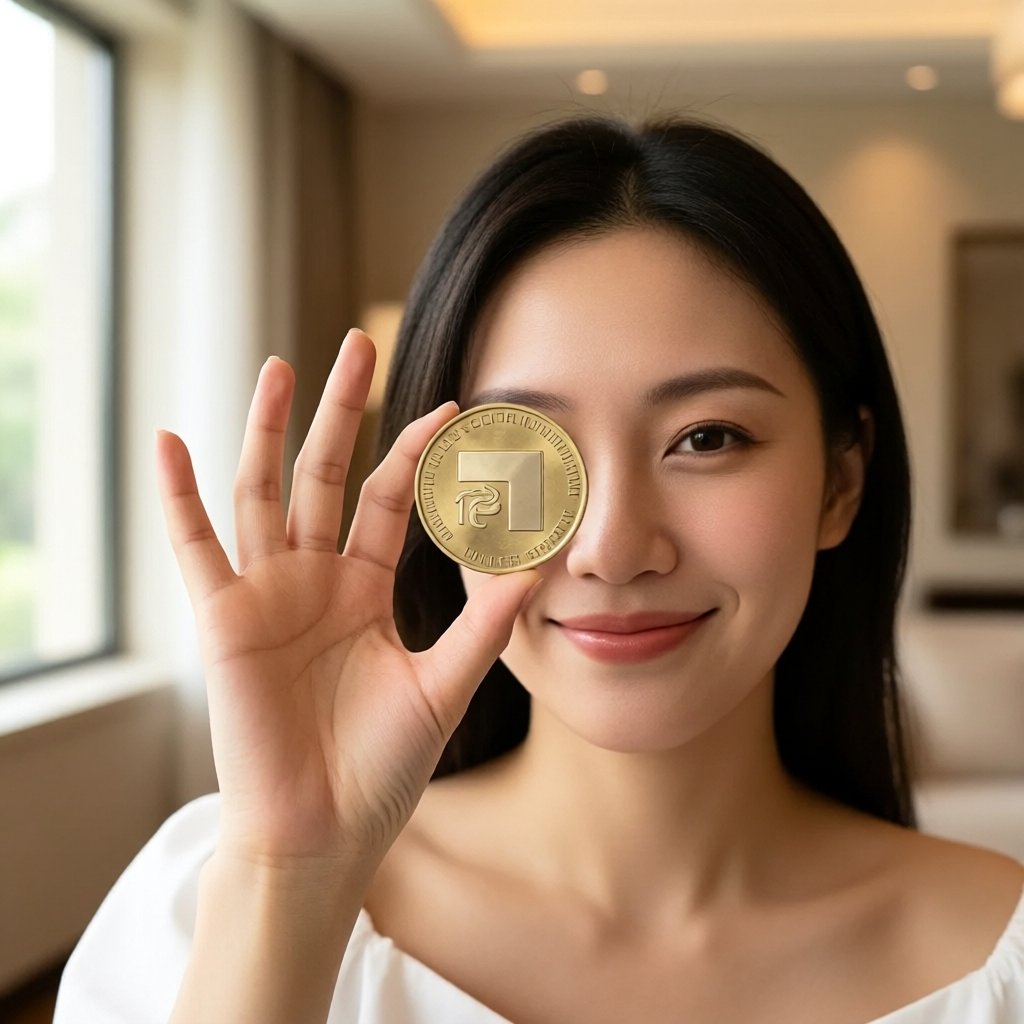 Tradable North America PoS Lender SSTN (PC0000019) — ілюстрація золотої крипто-монети та ціни