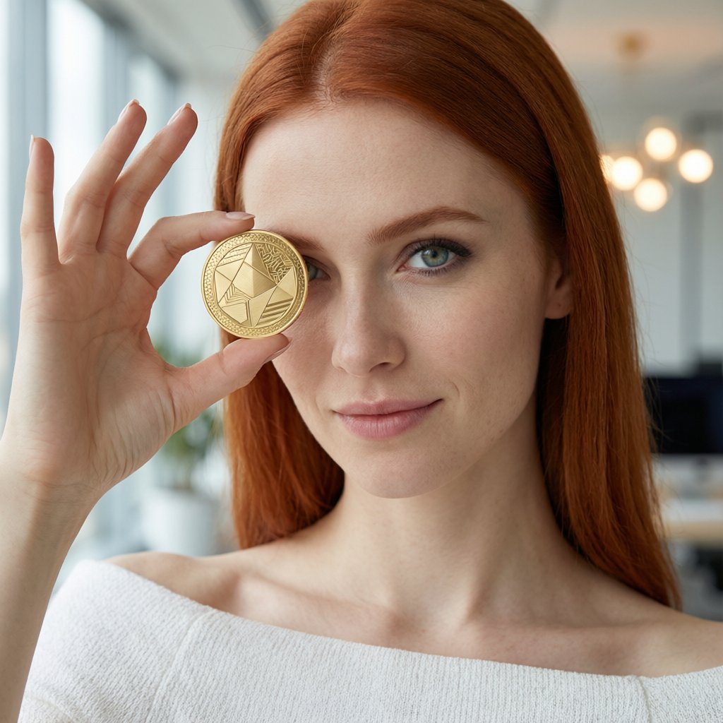 TRON (TRX) — gold cryptocurrency coin price illustration