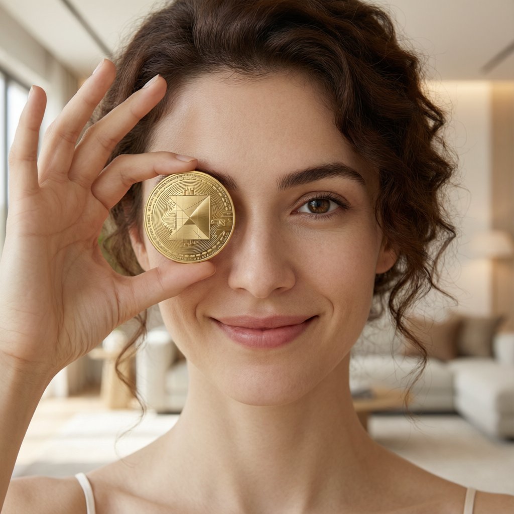 USDGO (USDGO) — gold cryptocurrency coin price illustration